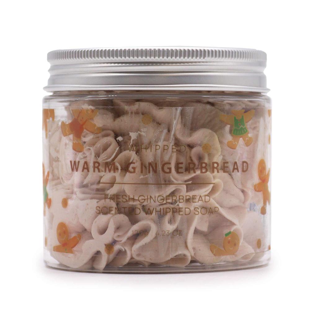 3x Warm Gingerbread Whipped Soap 120g