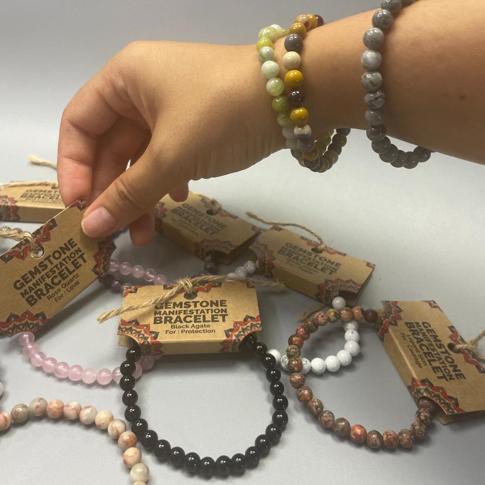 48x Gemstone Manifestation Bracelet - Starter (4 Of Each)