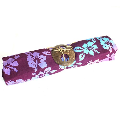 4x Bali Block Print Sarongs - Orchids (4 Assorted Colours)