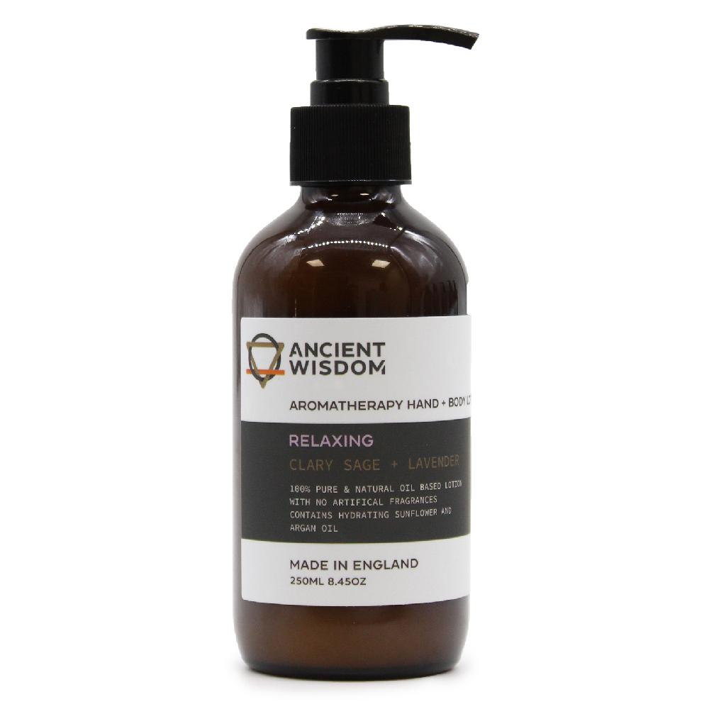 4x Clary Sage & Lavender Hand & Body Lotion 250ml