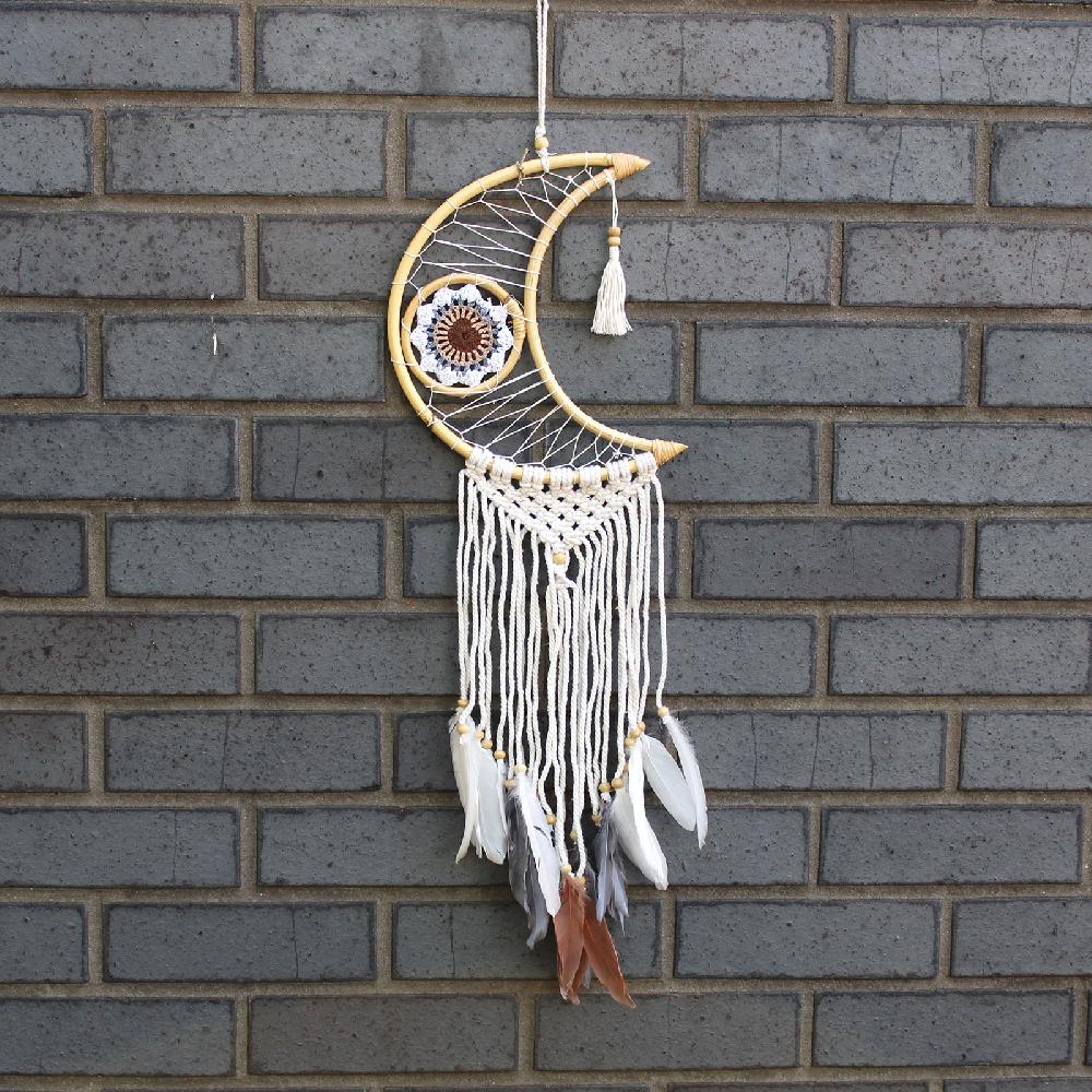4x Protection Dream Catcher - Macrame Moon