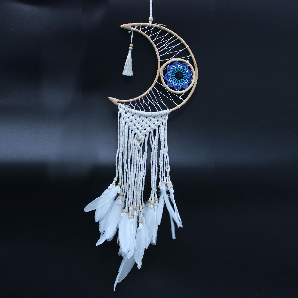 4x Protection Dream Catcher - Macrame Moon