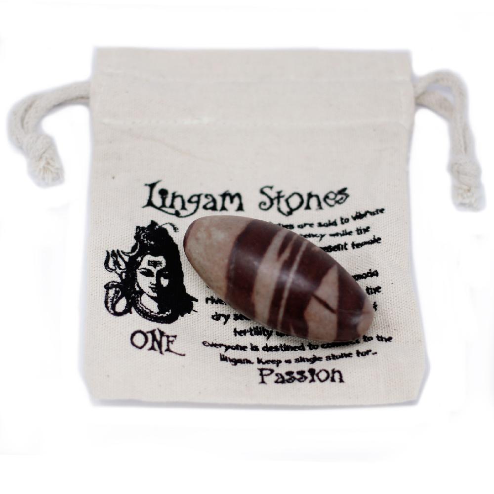 4x Three Inch Lingam - 1 Stone ( 4 Pouches )