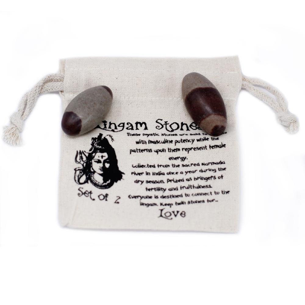 4x Two Inch Lingam - 2 Stones ( 4 Pouches)