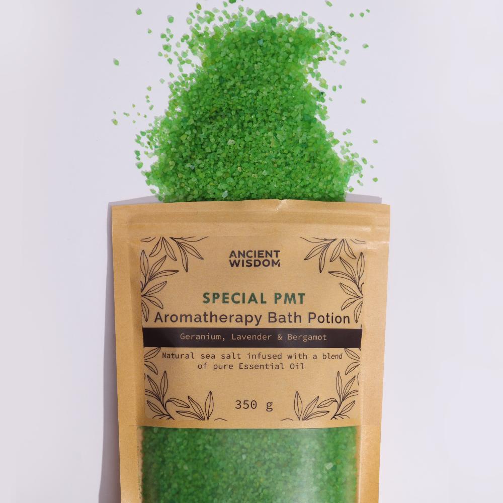 5x Aromatherapy Bath Potion In Kraft Bag 350g - PMT