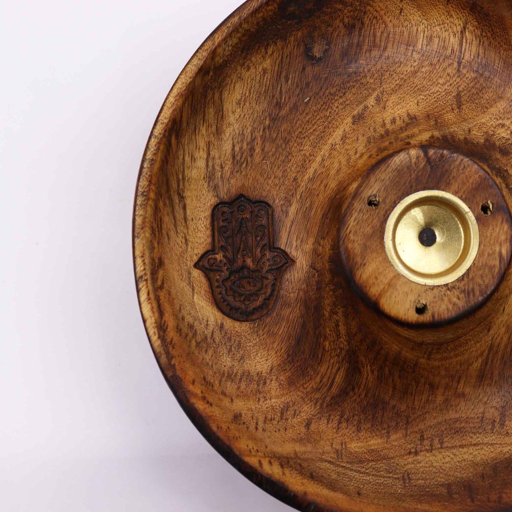 5x Incense Stick & Cone Burner Disc - Hamsa