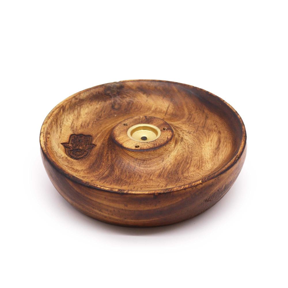 5x Incense Stick & Cone Burner Disc - Hamsa