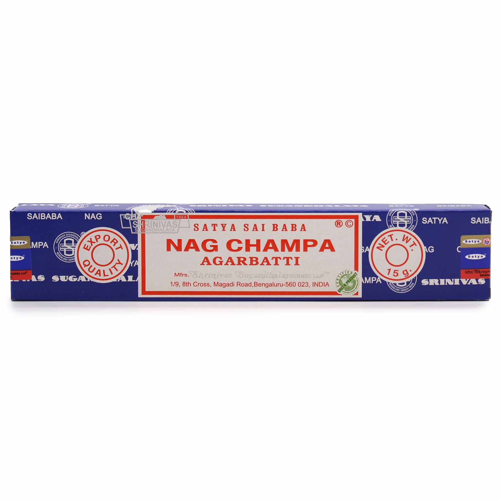 600x Nag Champa 15g (Full Carton - 50 Boxes Of 12)