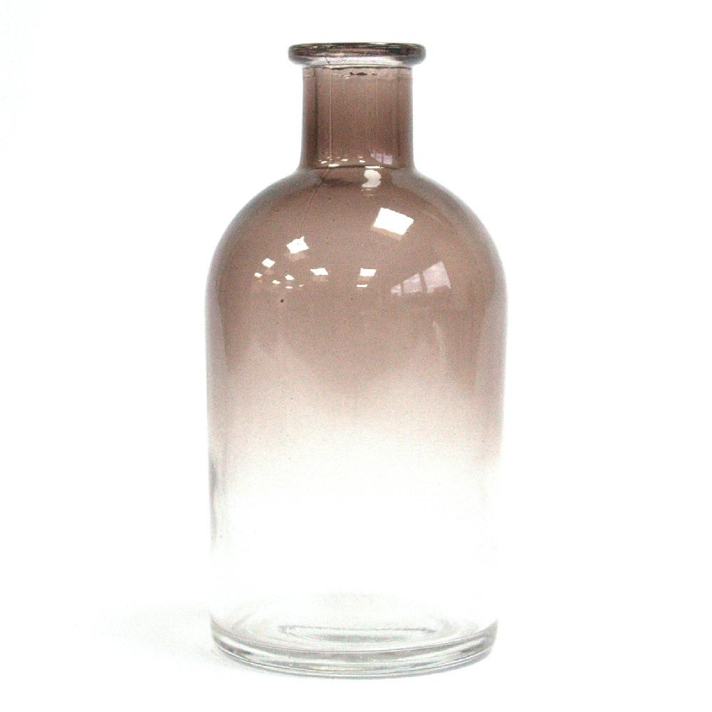 6x 250 ml Round Antique Reed Diffuser Bottle - Charcoal
