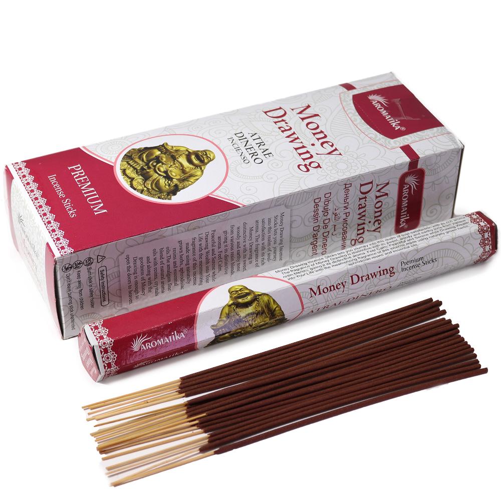 6x Aromatika Charcoal Free Hex Incense - Money Drawing