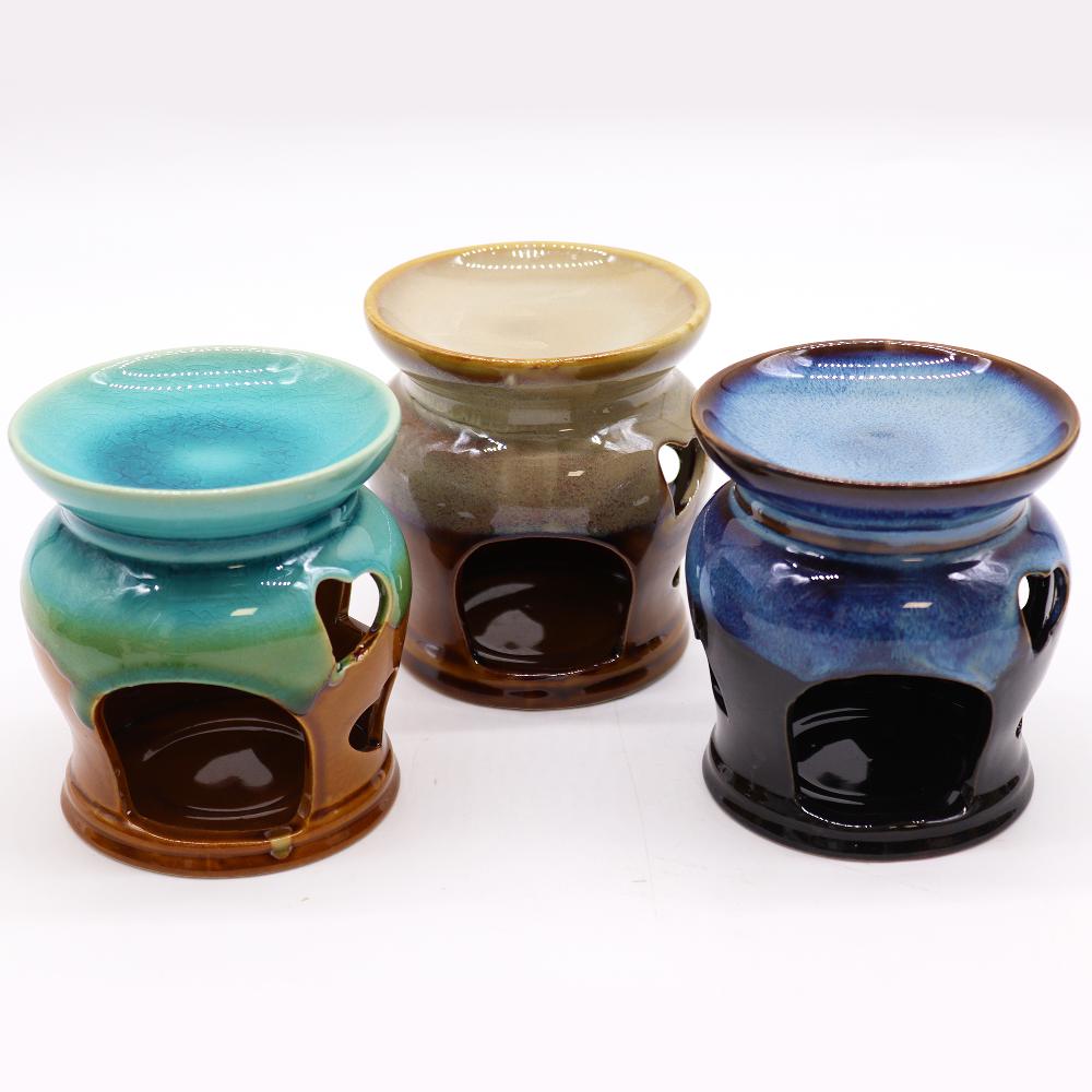 6x Classic Rustic Oil Burner - Heart Cut-out (assorted)