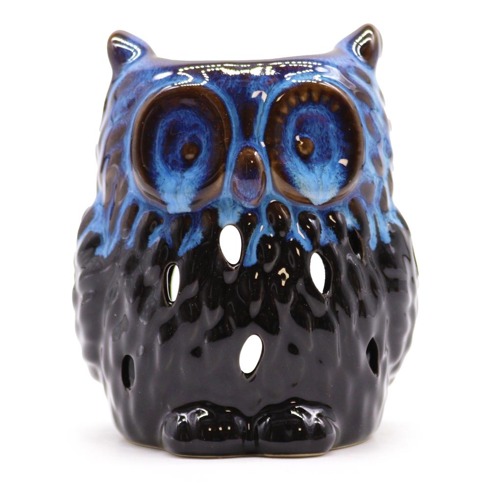 6x Classic Rustic Oil Burner - Owl (assorted)
