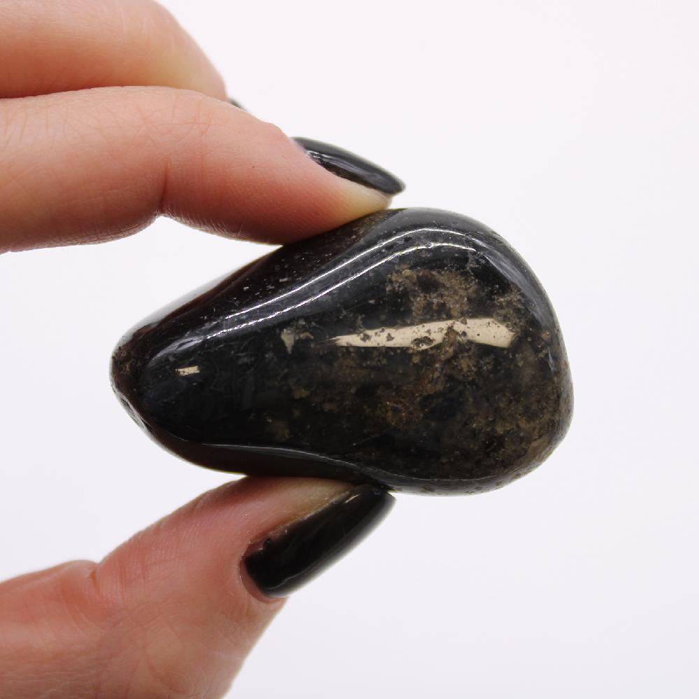 6x Large African Tumble Stone - Black Onyx