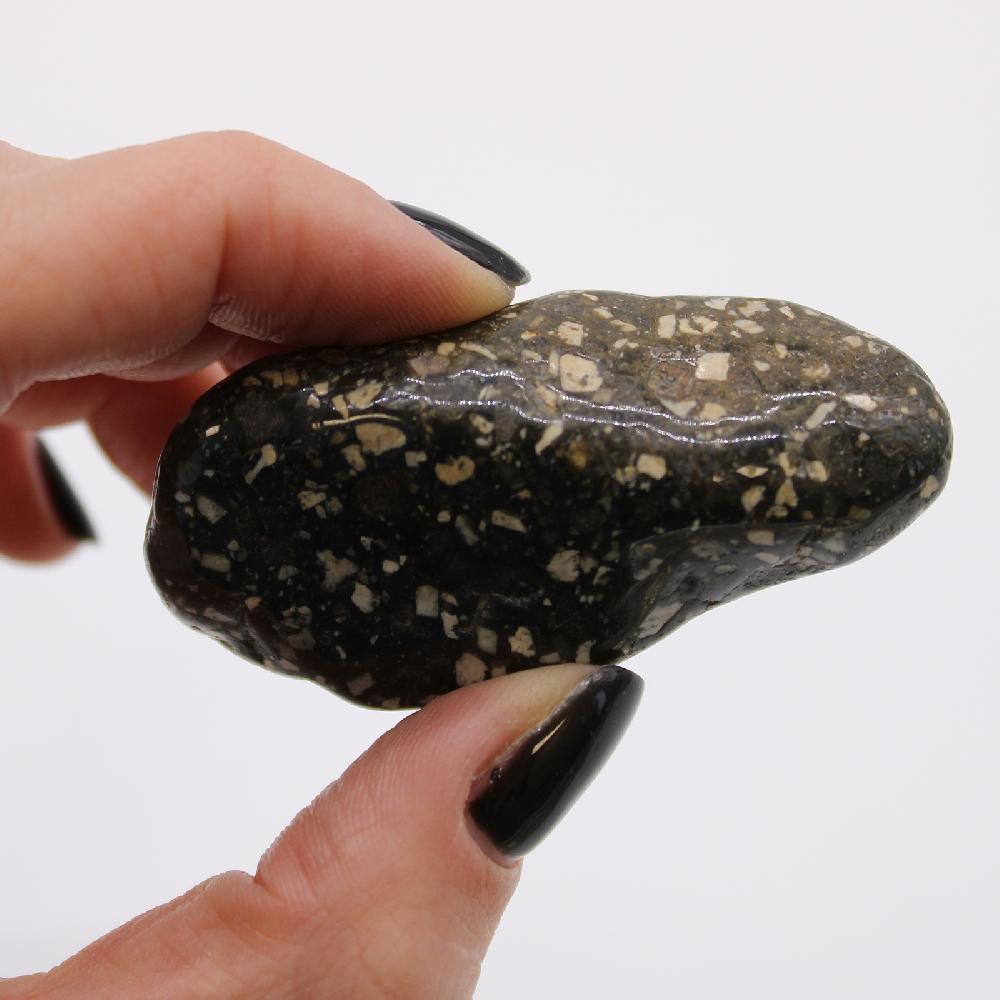 6x Large African Tumble Stone - Guinea Fowl Large