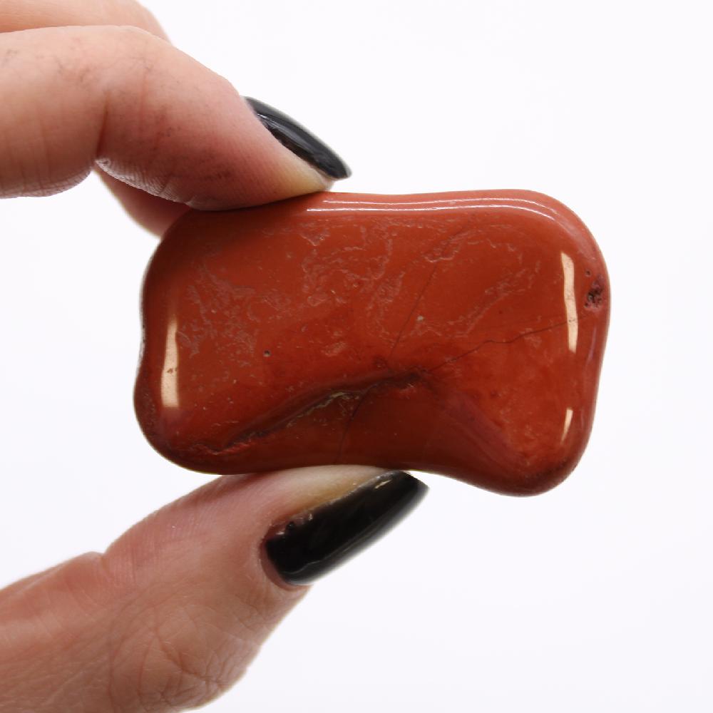 6x Large African Tumble Stone - Jasper - Red