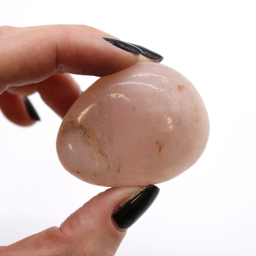 6x Large African Tumble Stone - Rose Quartz