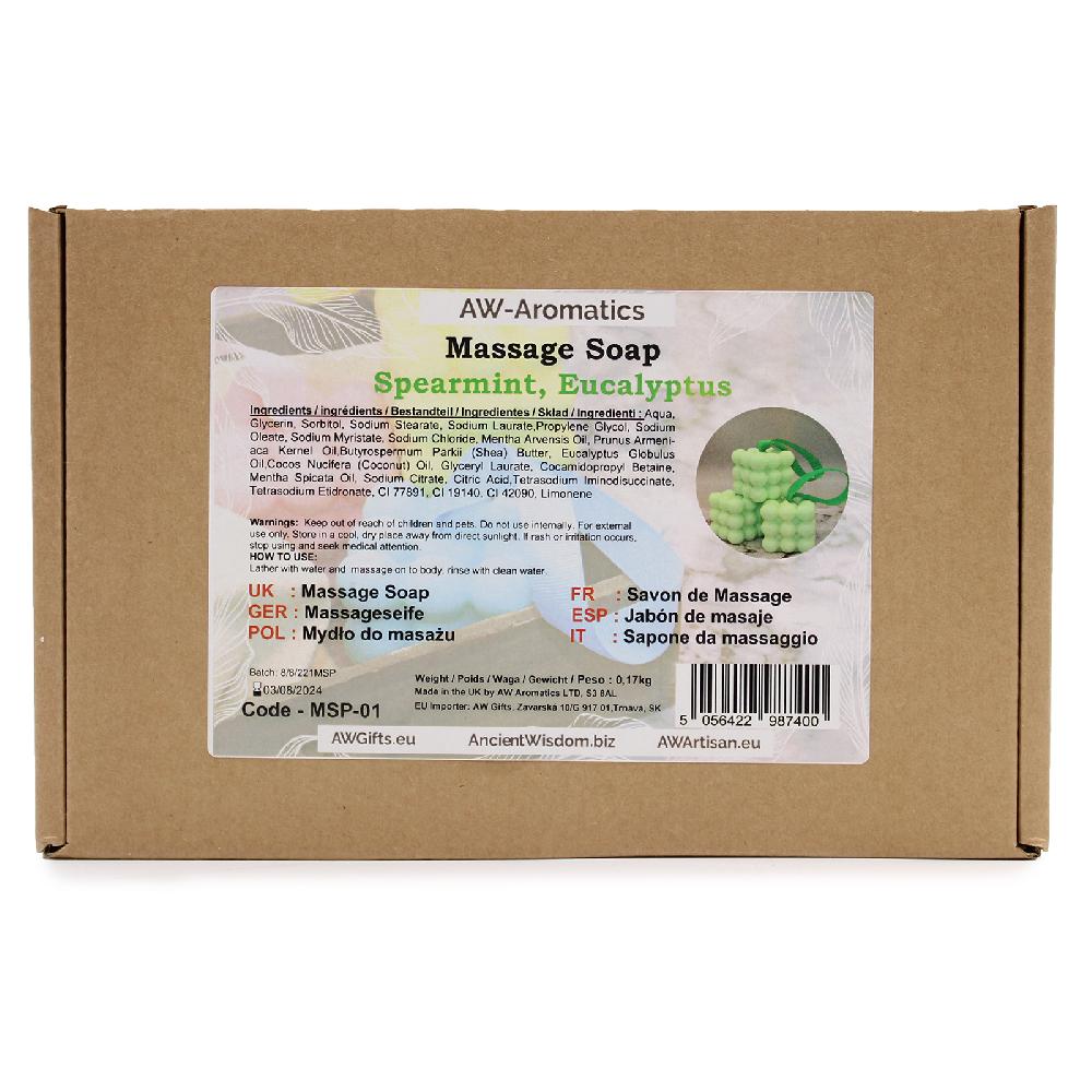 6x Massage Soaps - Spearmint & Eucalyptus