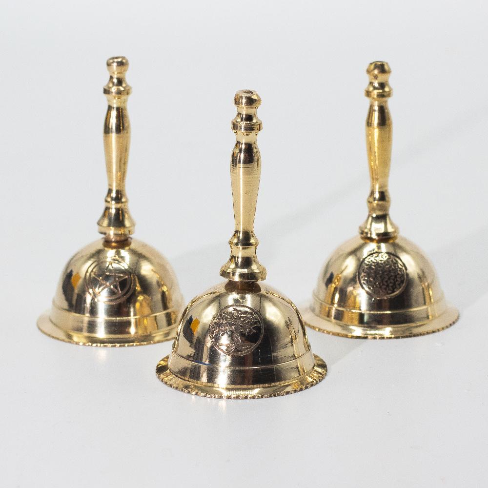 6x Small Altar Brass Bell - Penta Moon