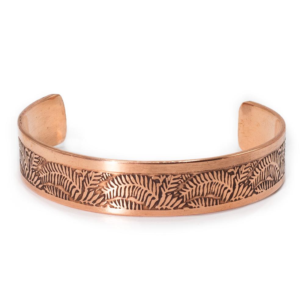6x Solid Copper Bracelets With Affirmations Engravings (assorted)