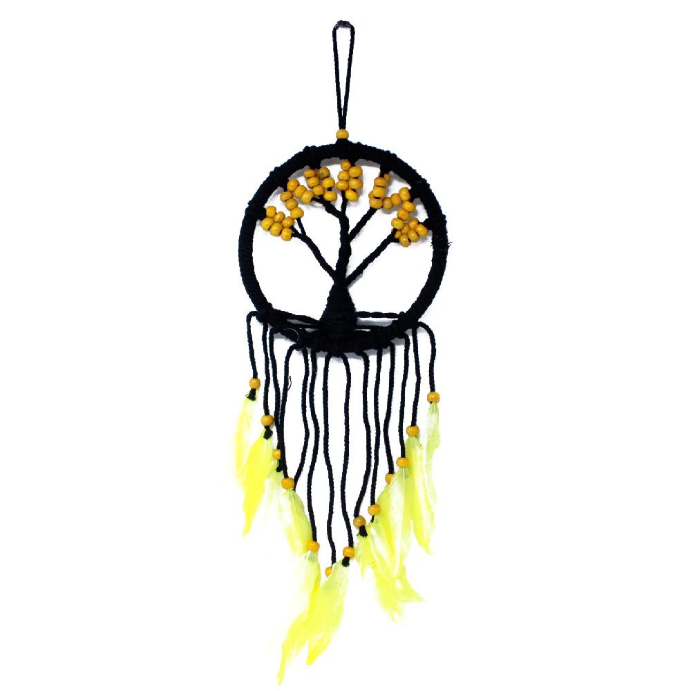 6x Tree Of Life Dreamcatcher - 16cm (assorted)