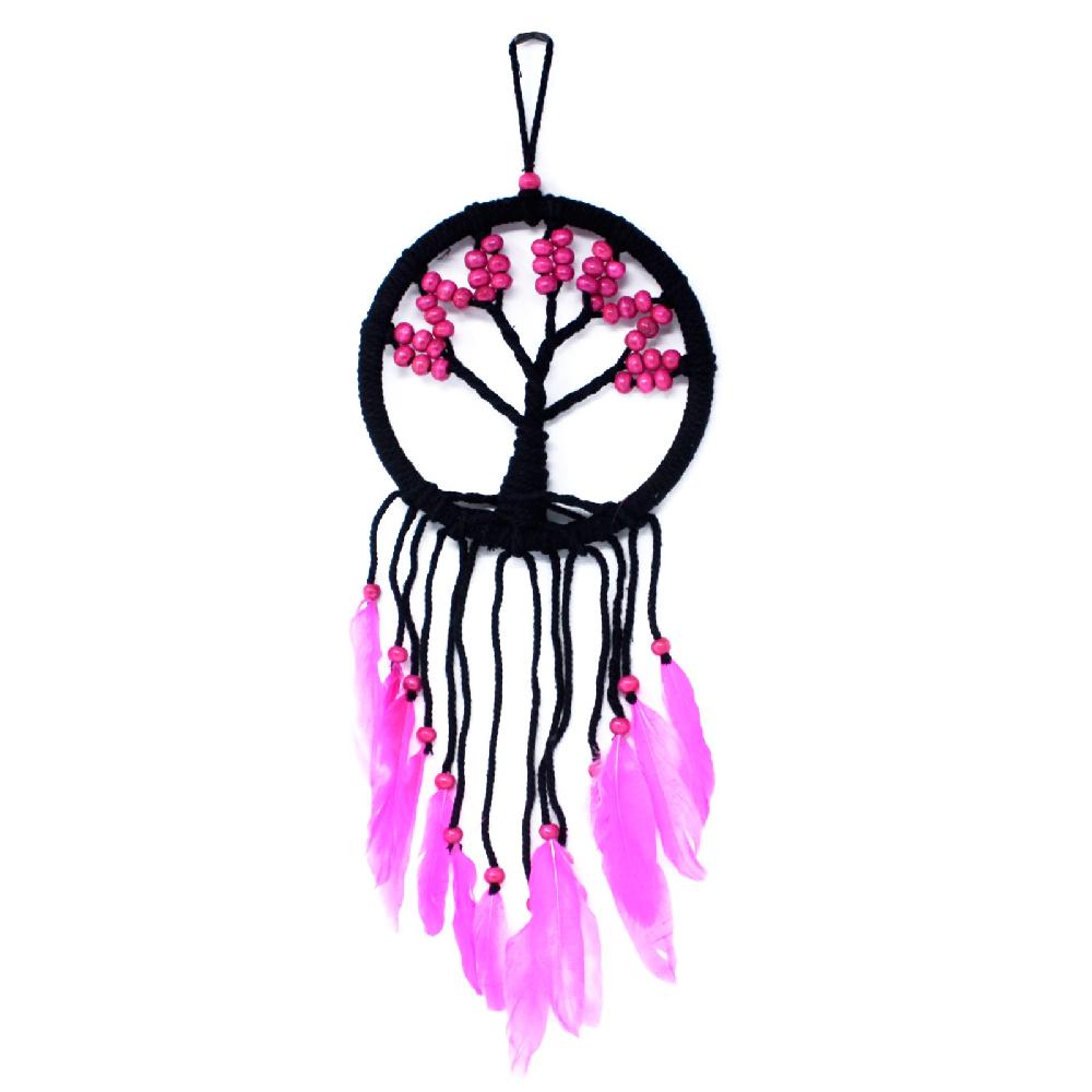 6x Tree Of Life Dreamcatcher - 16cm (assorted)