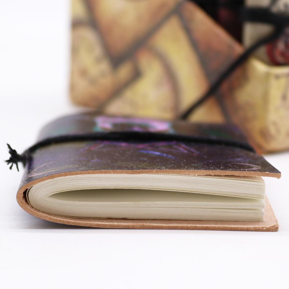 8x Assorted Gothic Notebooks 7x10cm (display Pack)