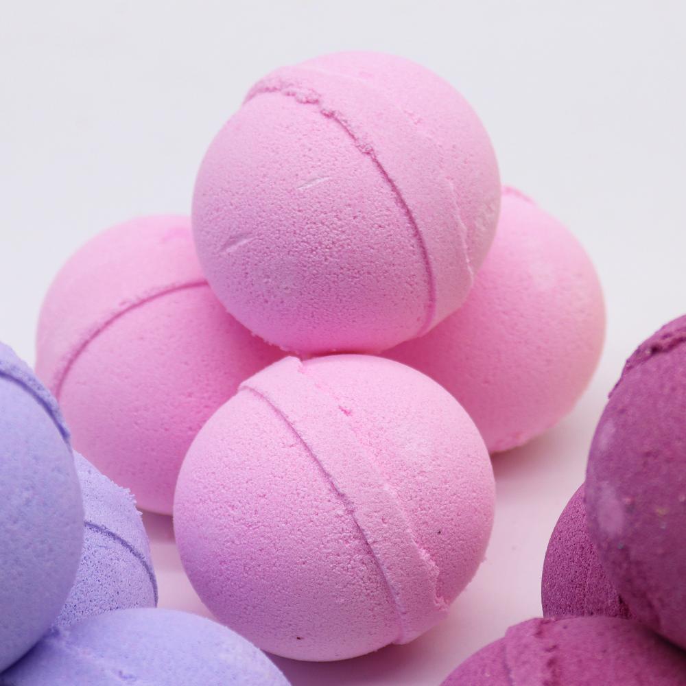 8x Essential Oil Bath Bomb - Frankincense & Rose