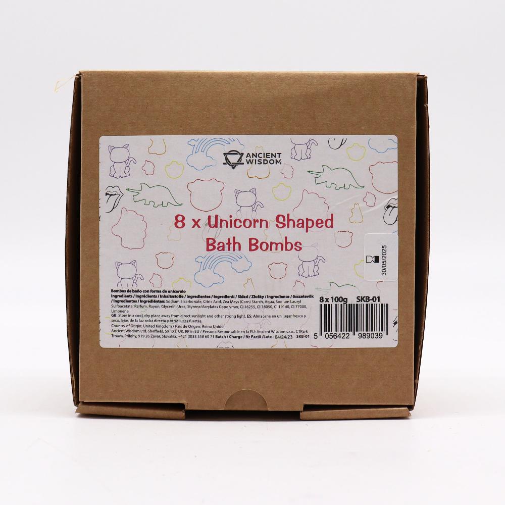8x Unicorn Bath Bomb 100g - Passion Fruit