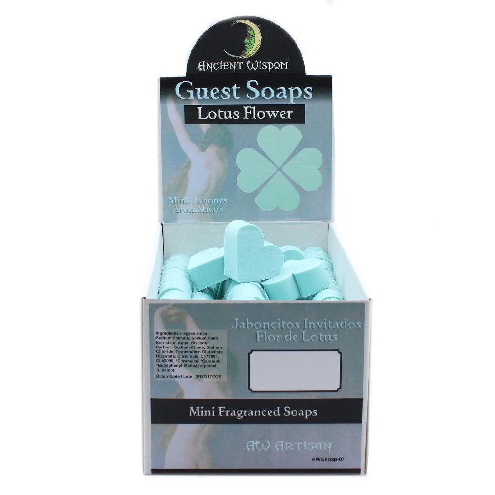 100x Heart Guest Soap - Lotus Flower