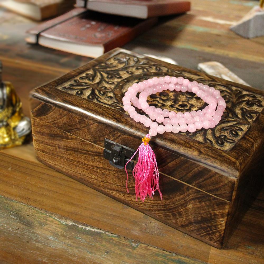108 Bead Mala - Rose Quartz