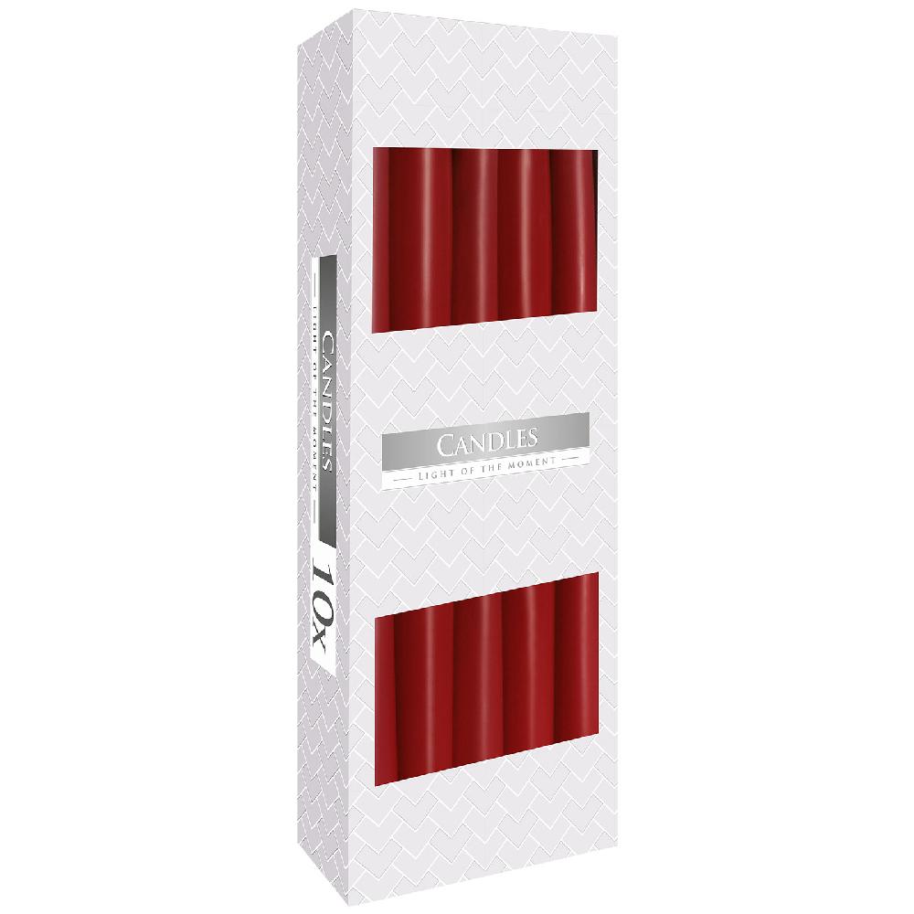 10x Taper Candle - Burgundy