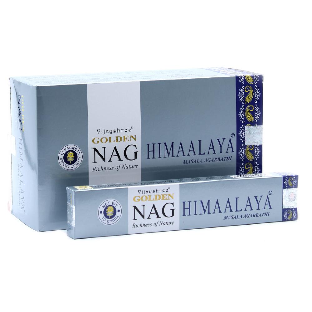 12x 15g Golden Nag - Himalaya Incense