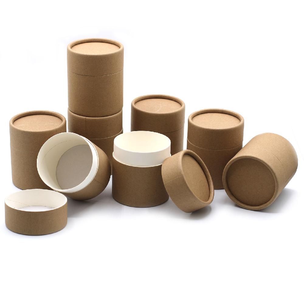12x Brown Kraft Cardboard Tube