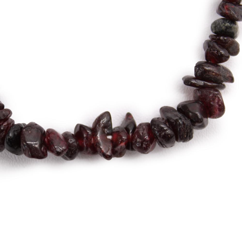 12x Chipstone Bracelet - Blood Garnet