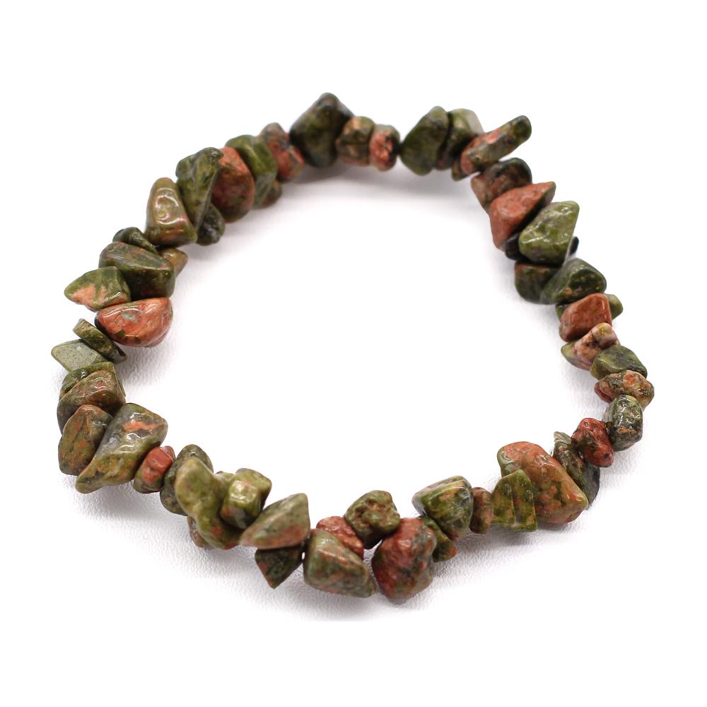 12x Chipstone Bracelet - Green Jasper