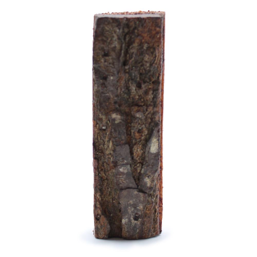 12x Rustic Bark Letter - "I" - 7cm