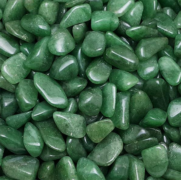 24x L Tumble Stones - Aventurine Med