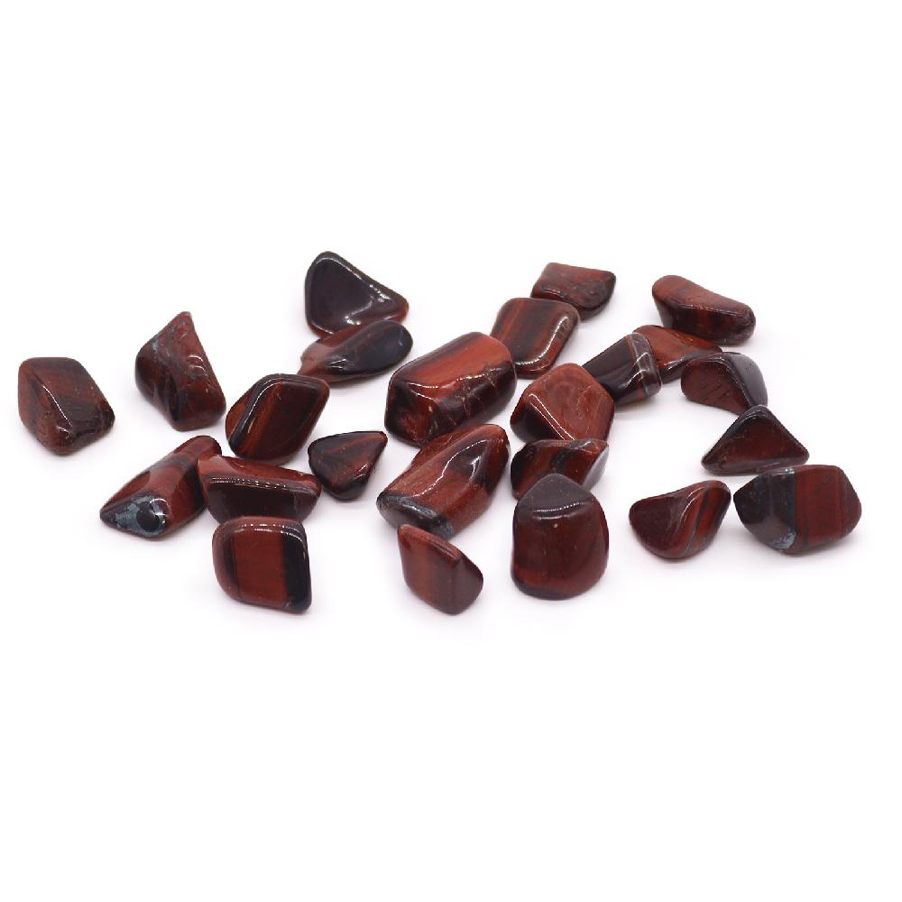 24x M Tumble Stone - Red Tiger Eye