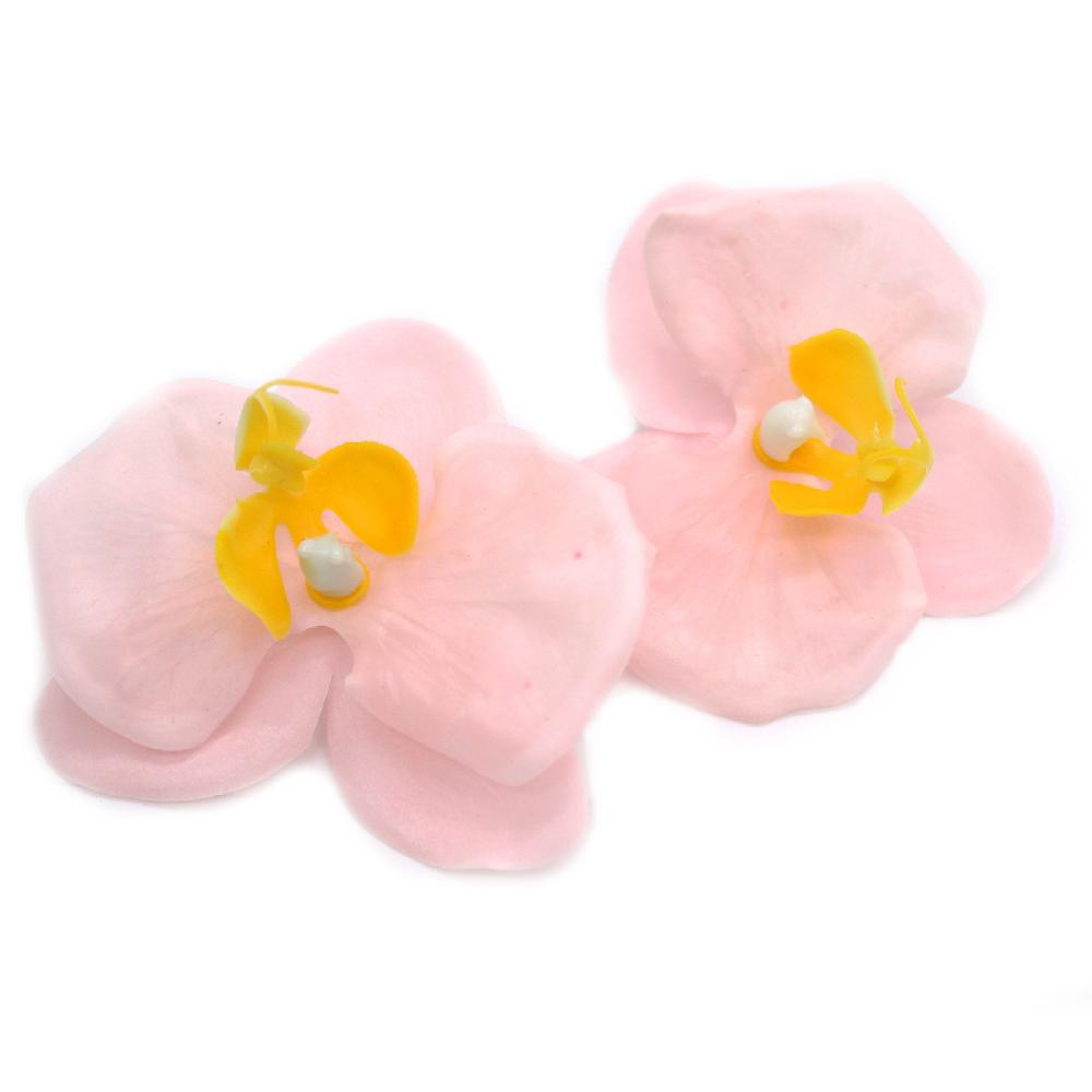 25x Craft Soap Flower - Orchid - Pink