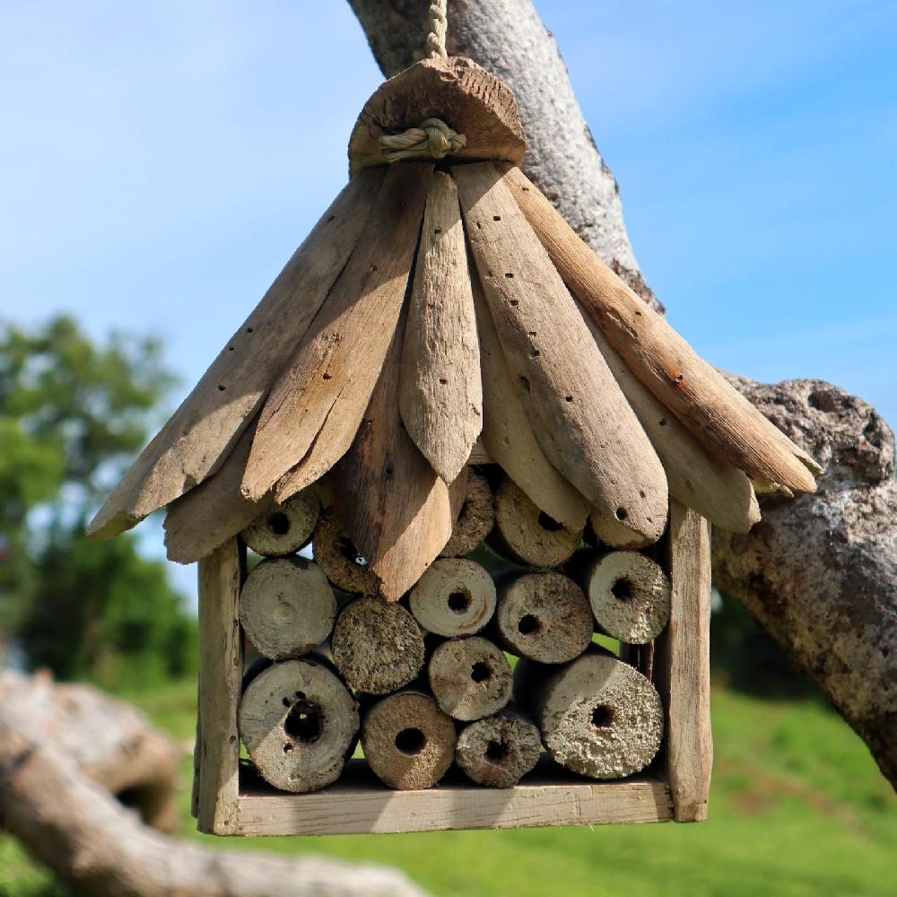 2x Driftwood Bee & Insect Box