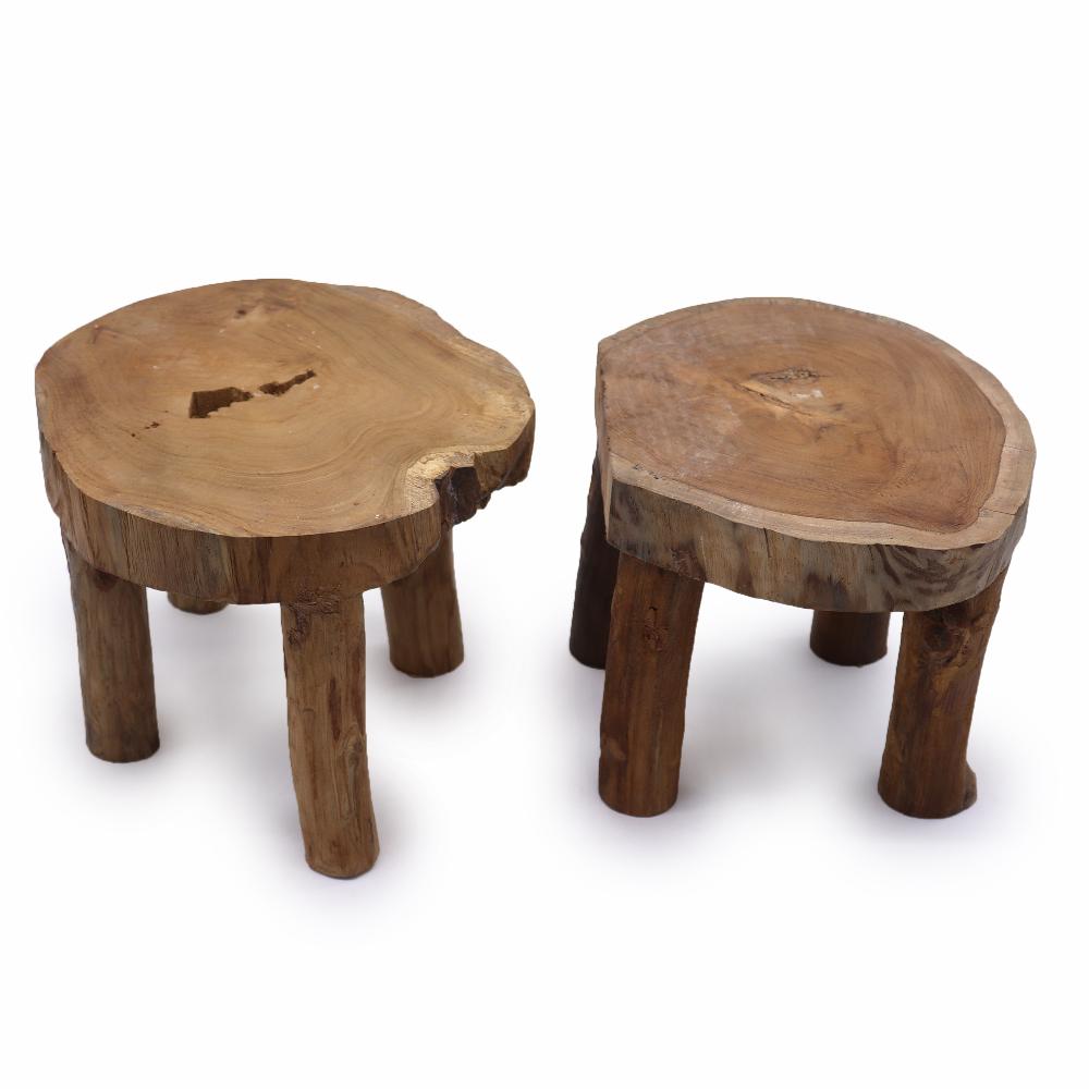 2x Higher Teak Pad Display - 27x20cm