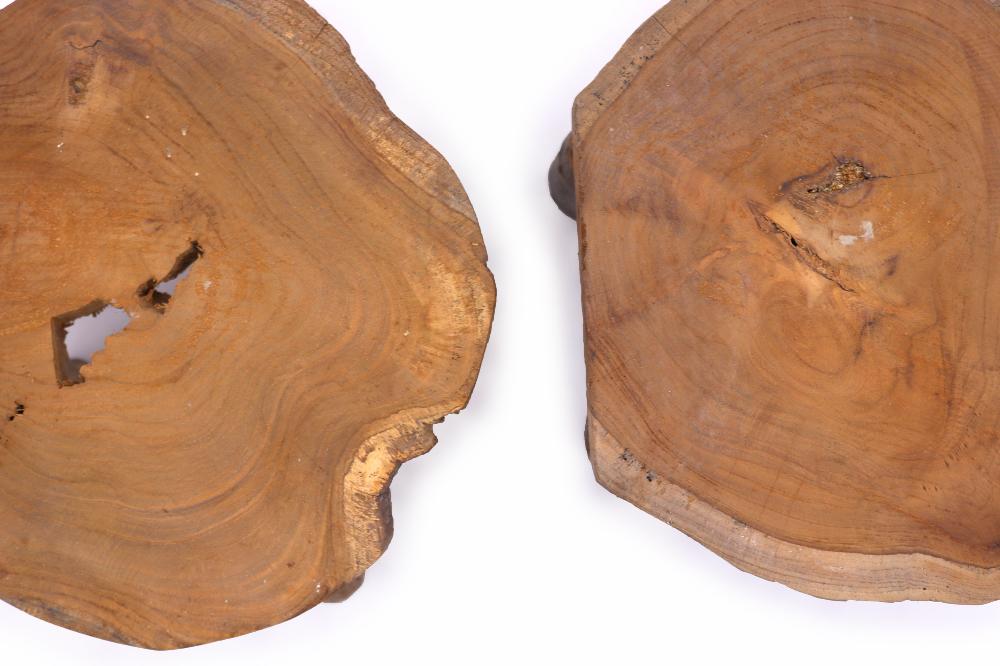 2x Higher Teak Pad Display - 27x20cm