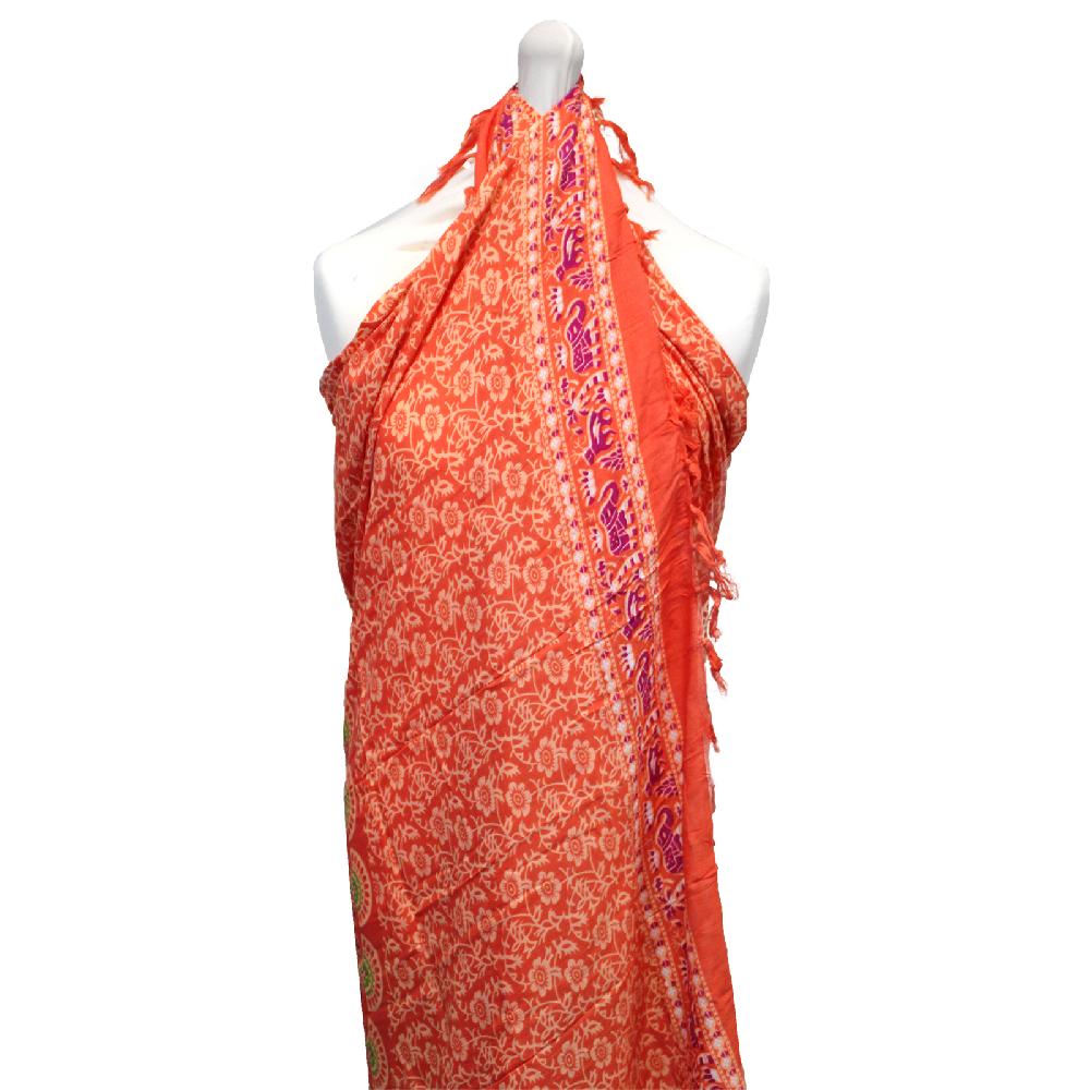 2x Pink Rose Mandala Sarongs