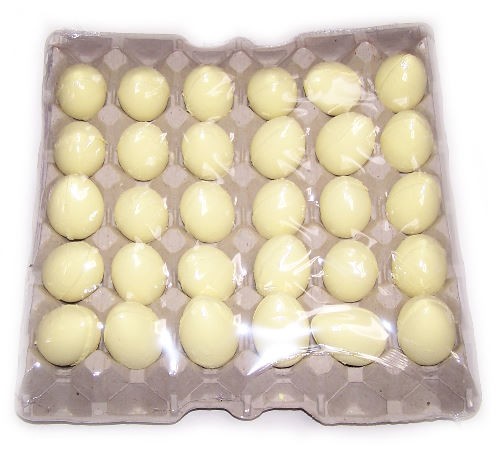30x Bath Eggs In A Tray - Banana