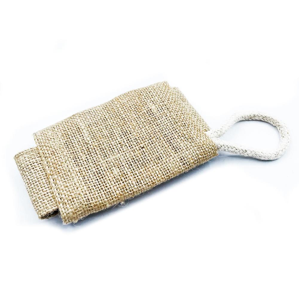 350x Jute Scrub Soap Pouch - Natural
