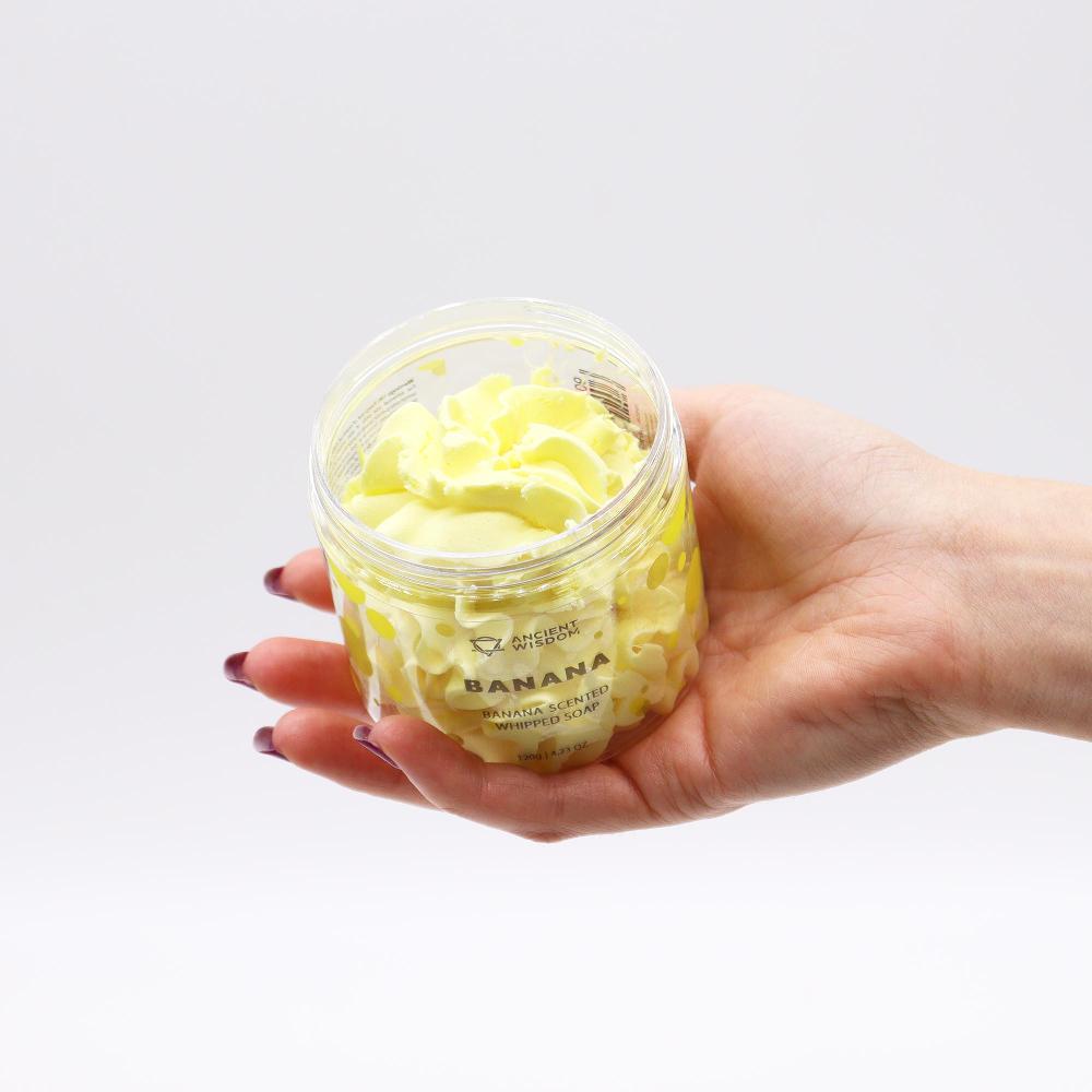 3x Banana Whipped Soap 120g