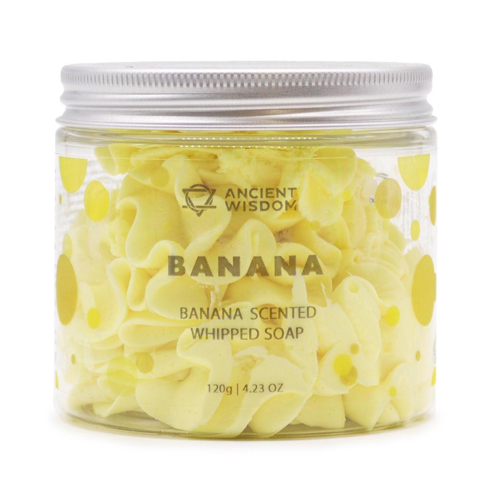 3x Banana Whipped Soap 120g