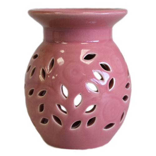3x Floral Oil Burner - Rose