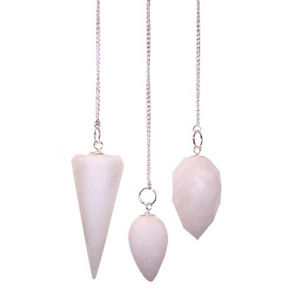 3x Magic Pendulum - Snow Quartz