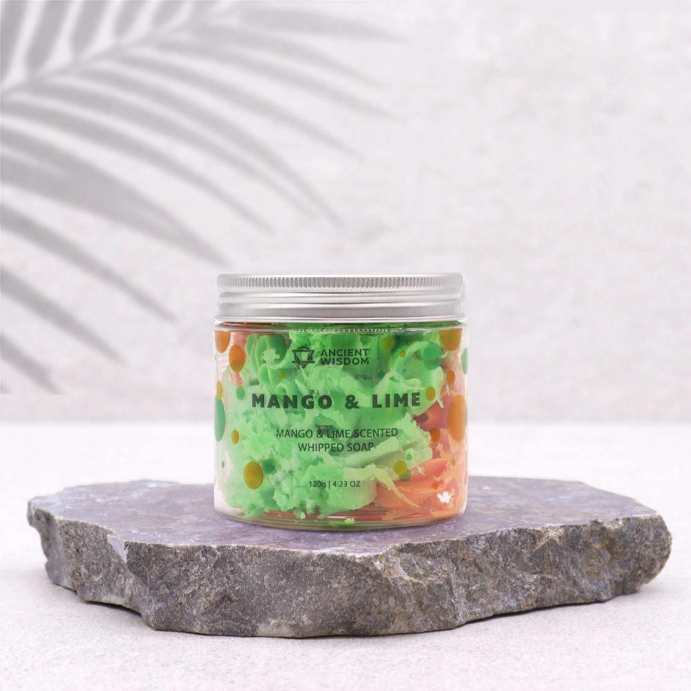 3x Mango & Lime Whipped Soap 120g